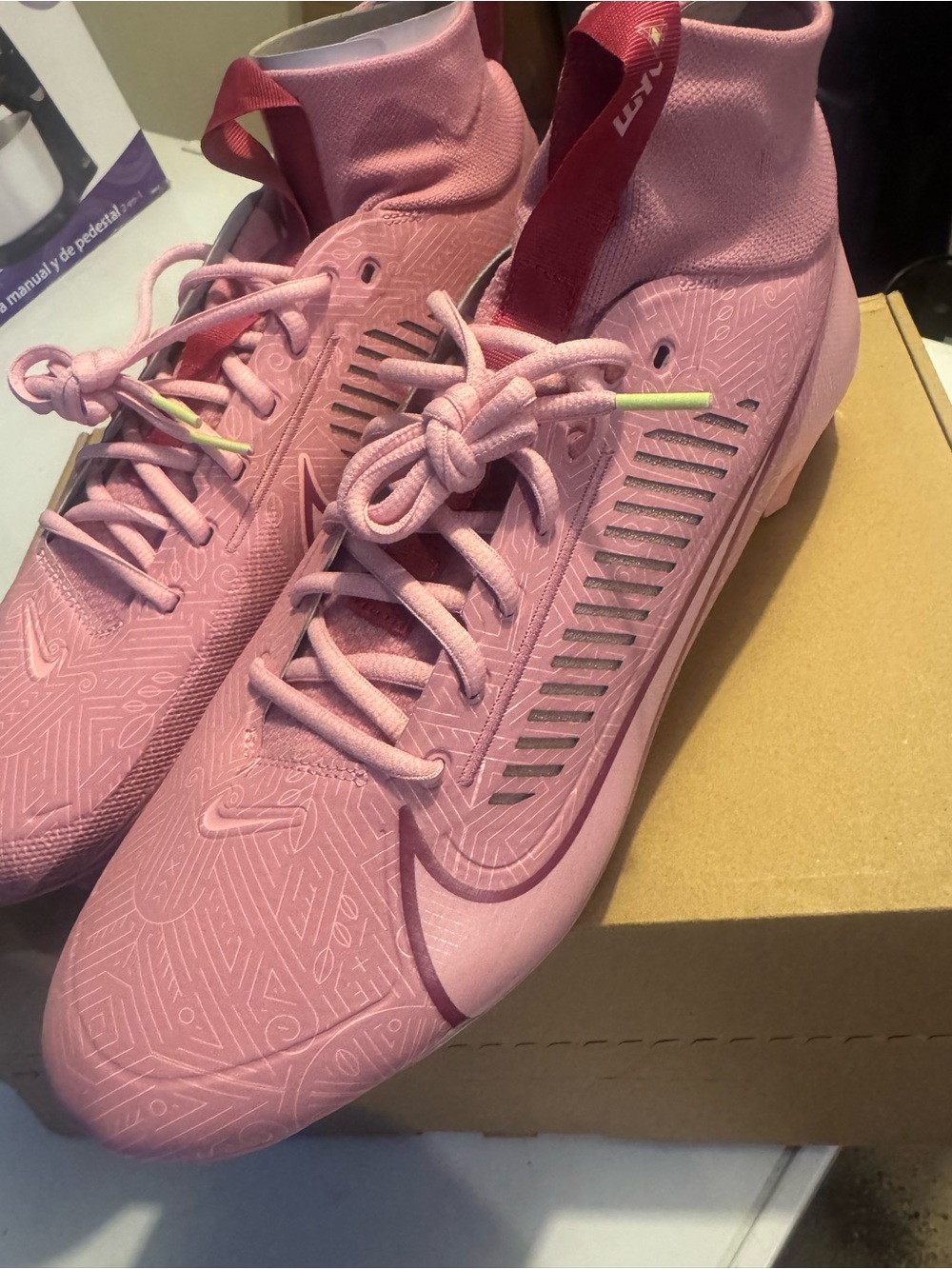 Nike Vapor Max Pro 360. Pink Sccer Cleats.